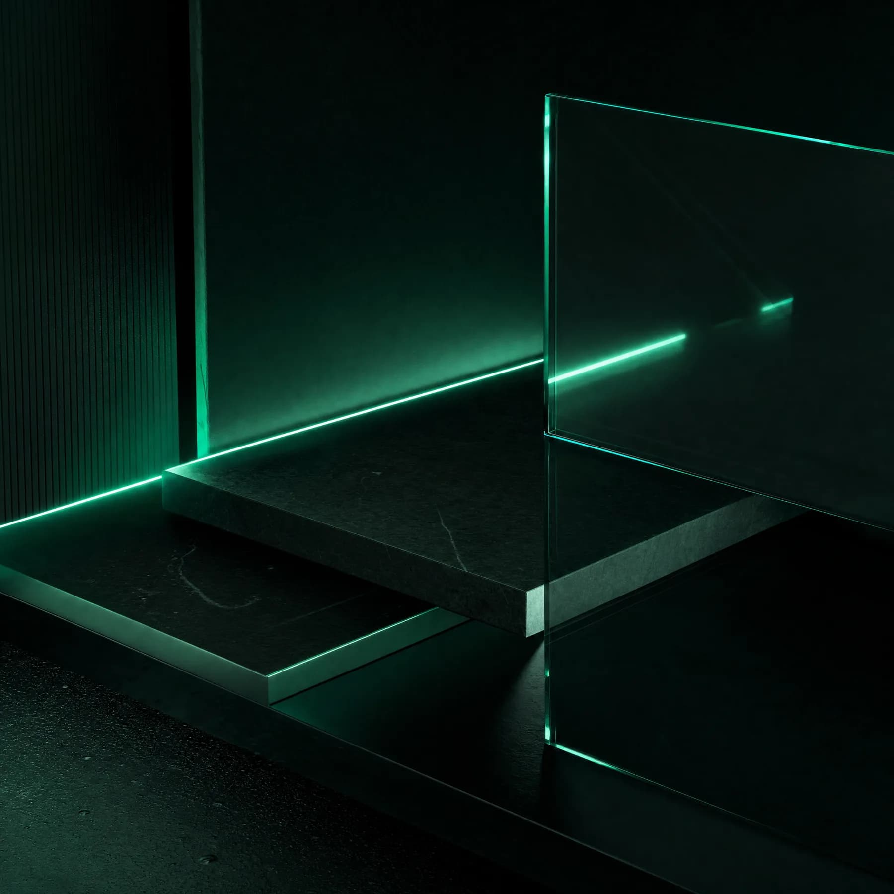 La materia — superficies y reflejo